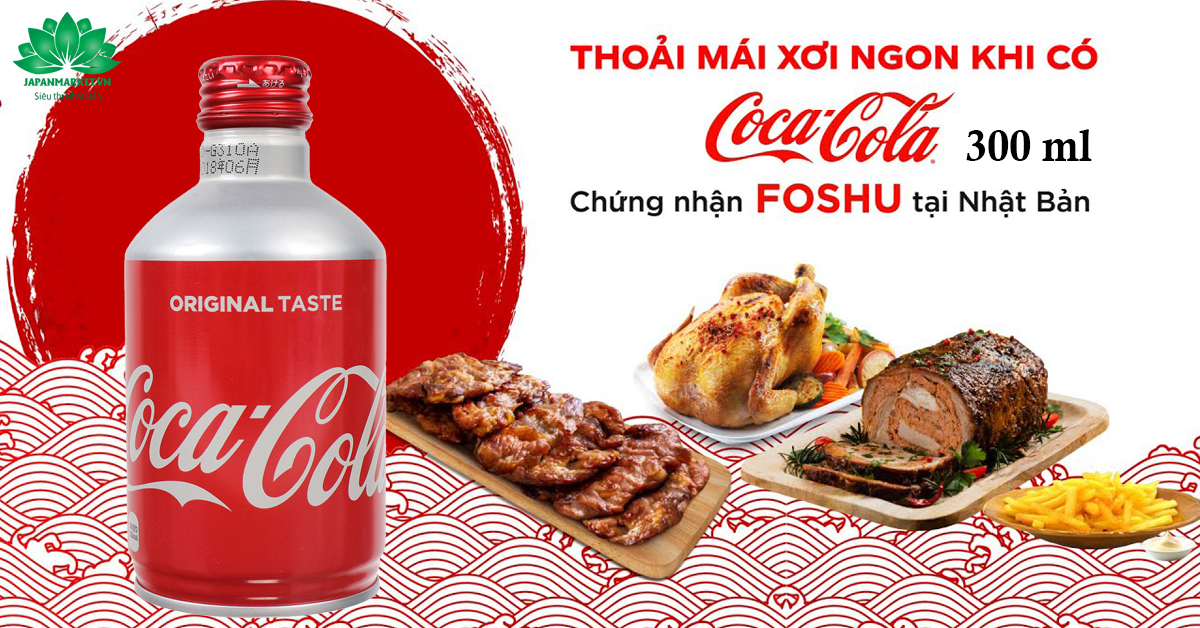 CocaCola Nhật thùng 24 Chai 300ml